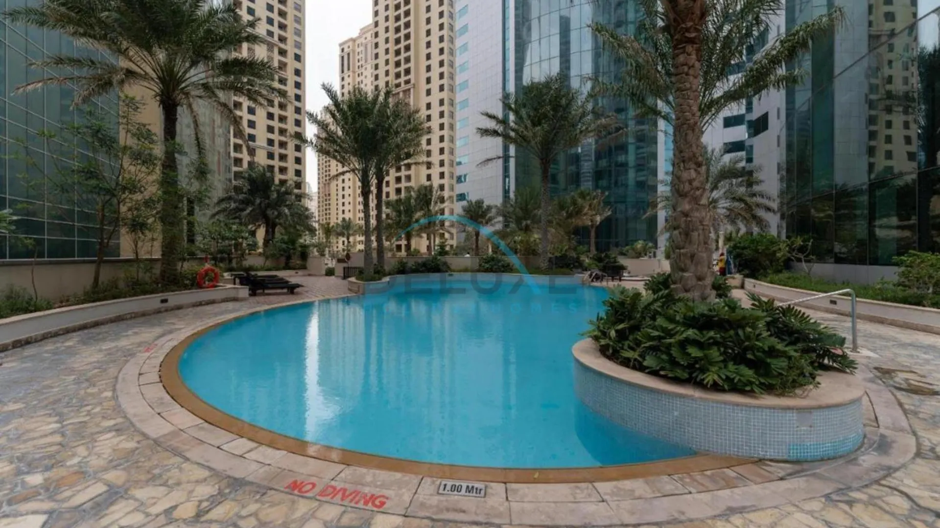 Modern 2Br Apartment At Al Fattan Marine Towers, Jumeirah Beach Residence By Deluxe Holiday Homes Dubai Forenede Arabiske Emirater